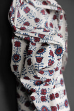 INDIAN COTTON • Pompon Block $36.00/metre