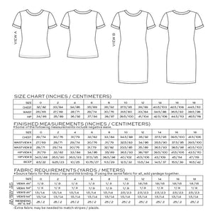 RIO RINGER T-SHIRT & DRESS • Pattern