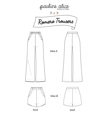 ROMERO TROUSERS & SHORTS • Pattern