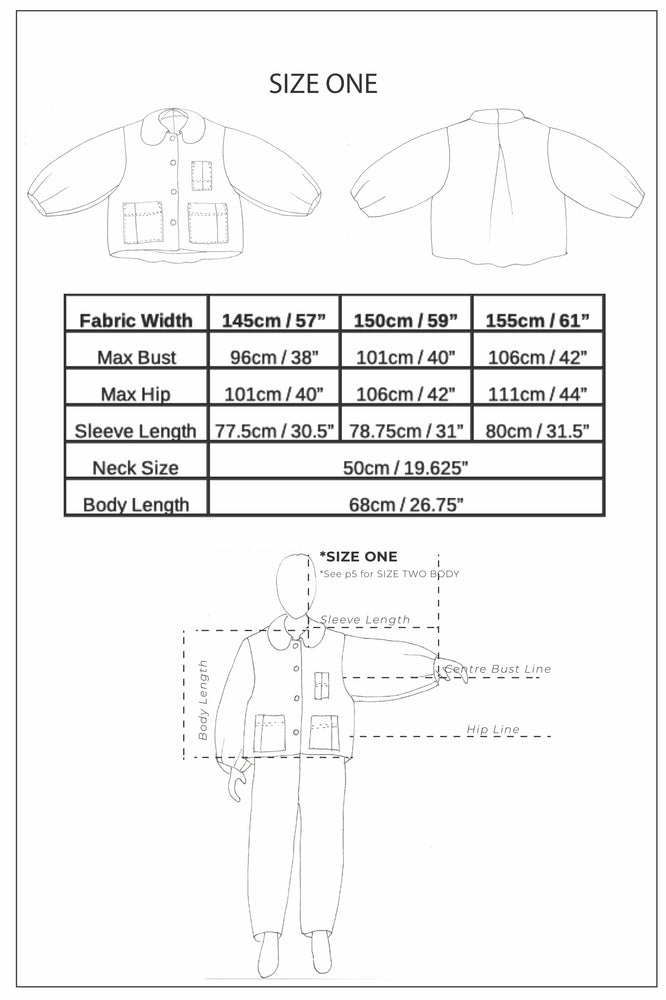 ZERO WASTE Bell Jacket • PDF Pattern