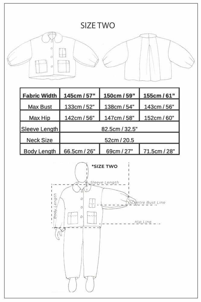 ZERO WASTE Bell Jacket • PDF Pattern