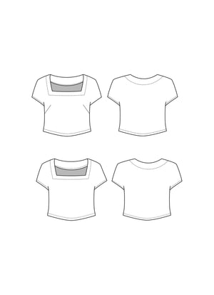 THE SQUARE NECK TOP • Pattern