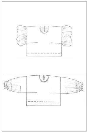 ZERO WASTE Soft Blouse • PDF Pattern