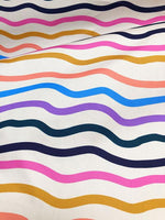 COTTON SATEEN • Squiggle • Remnant 83cm