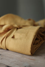 SLUB LINEN BLEND • TENCEL™ fibres • Amber SALE $40/per metre
