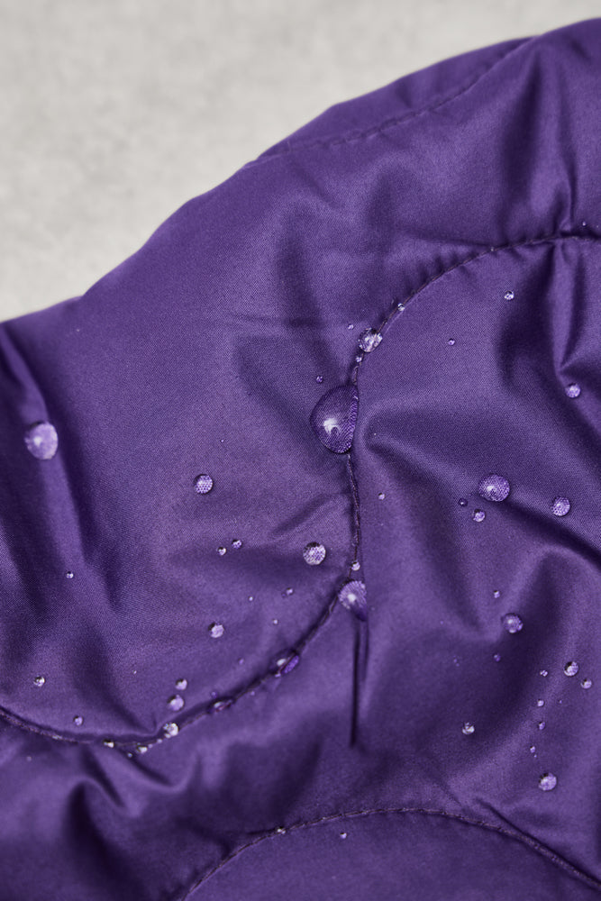 THELMA THERMAL QUILT • WAVE • Plum SALE $48/per metre