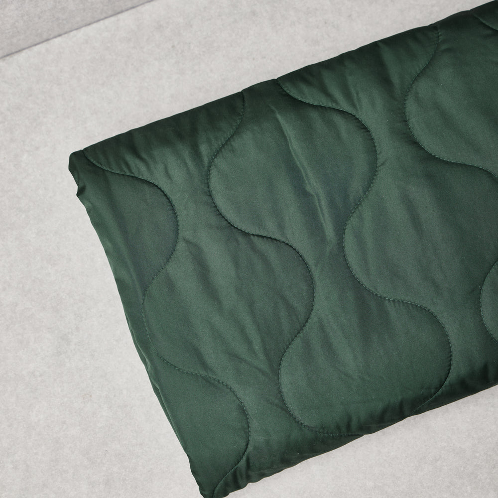 THELMA THERMAL QUILT • WAVE • Bottle Green $55.00/metre