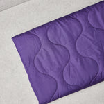 THELMA THERMAL QUILT • WAVE • Plum SALE $48/per metre