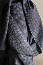 COTTON SEERSUCKER • TOTTORRI CROSS • Black $64/metre