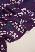 WHIMSY • TWILL • Purple Night SALE $40/per metre