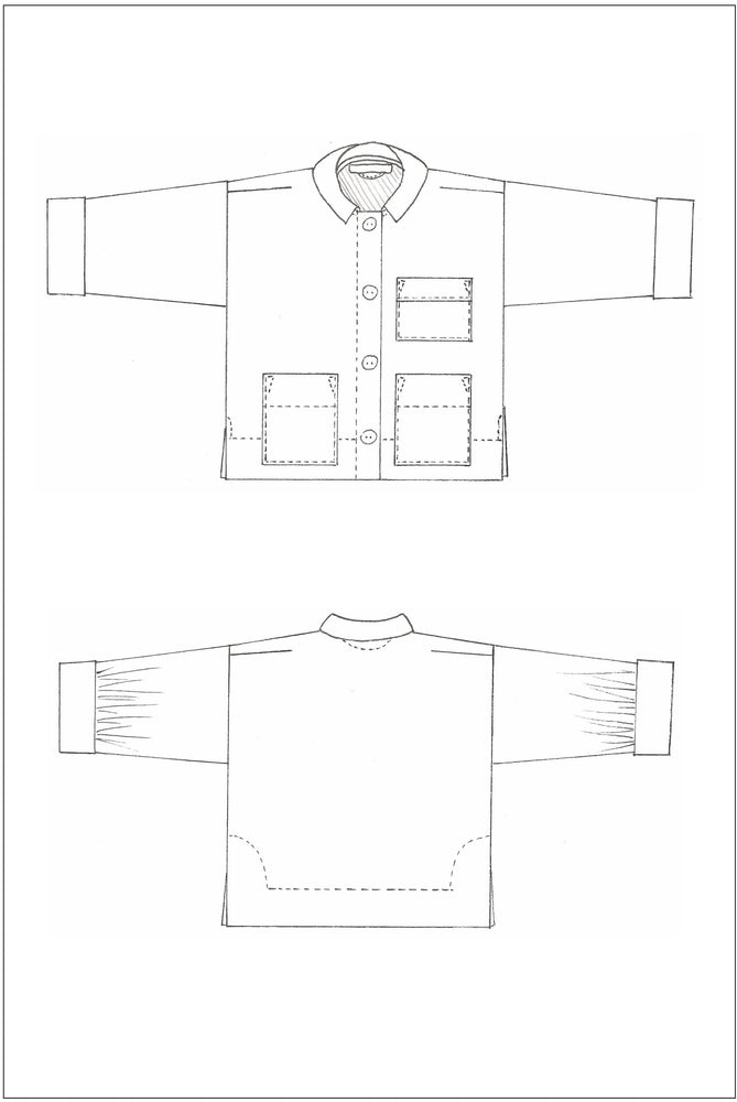 ZERO WASTE Workwear Jacket • PDF Pattern