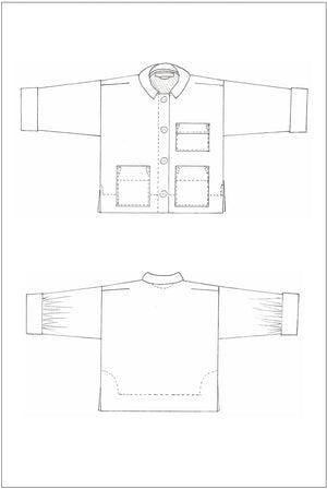 ZERO WASTE Workwear Jacket • PDF Pattern