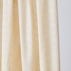 Light and silky soft sheer voile with woven grid texture. Shell