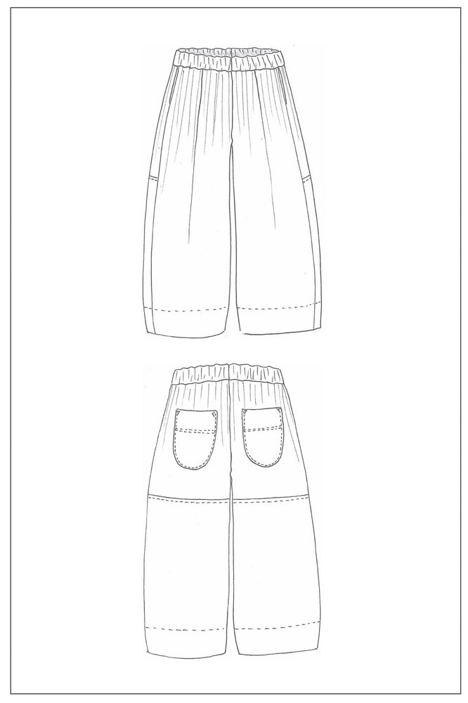 ZERO WASTE Block Pant • PDF Pattern