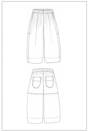 ZERO WASTE Block Pant • PDF Pattern