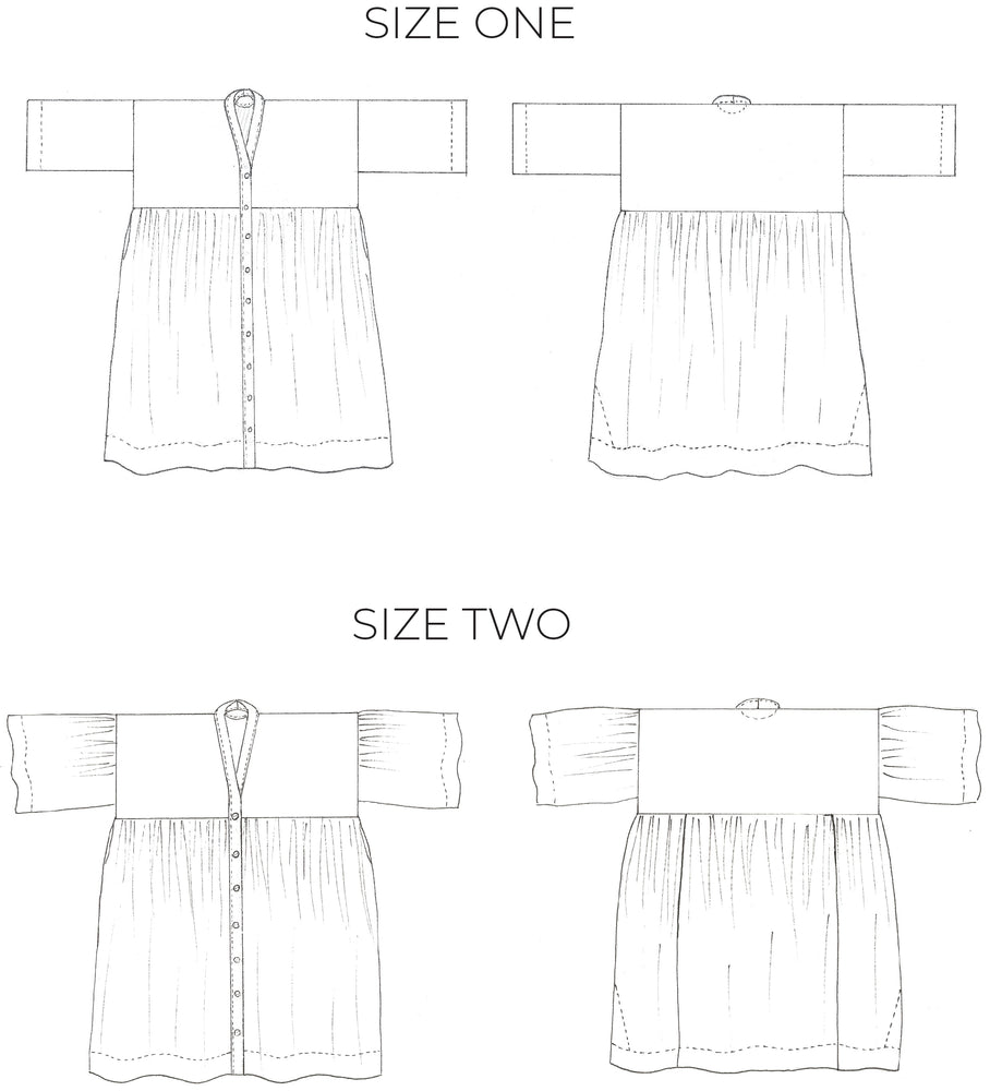 ZERO WASTE Gather Dress • PDF Pattern