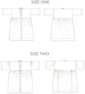 ZERO WASTE Gather Dress • PDF Pattern